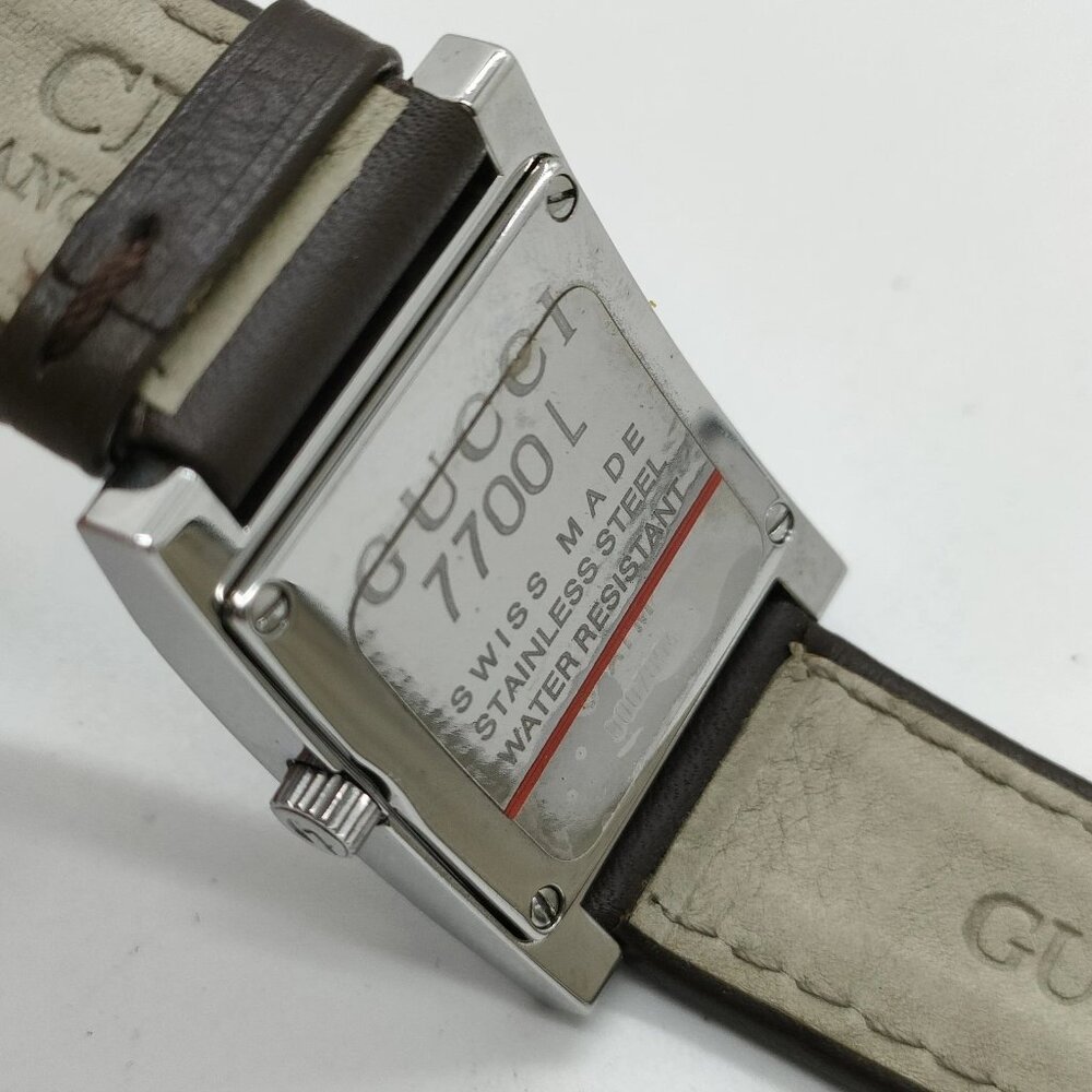 Gucci Watch 7700L 23mm Women's Whites X Browns 162-070225 - Picture 9 of 10